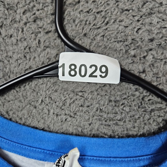 Disney Oswald‎ the Lucky Rabbit Sky Scrappers Blue Long Sleeve Shirt Size XS - Picture 9 of 9